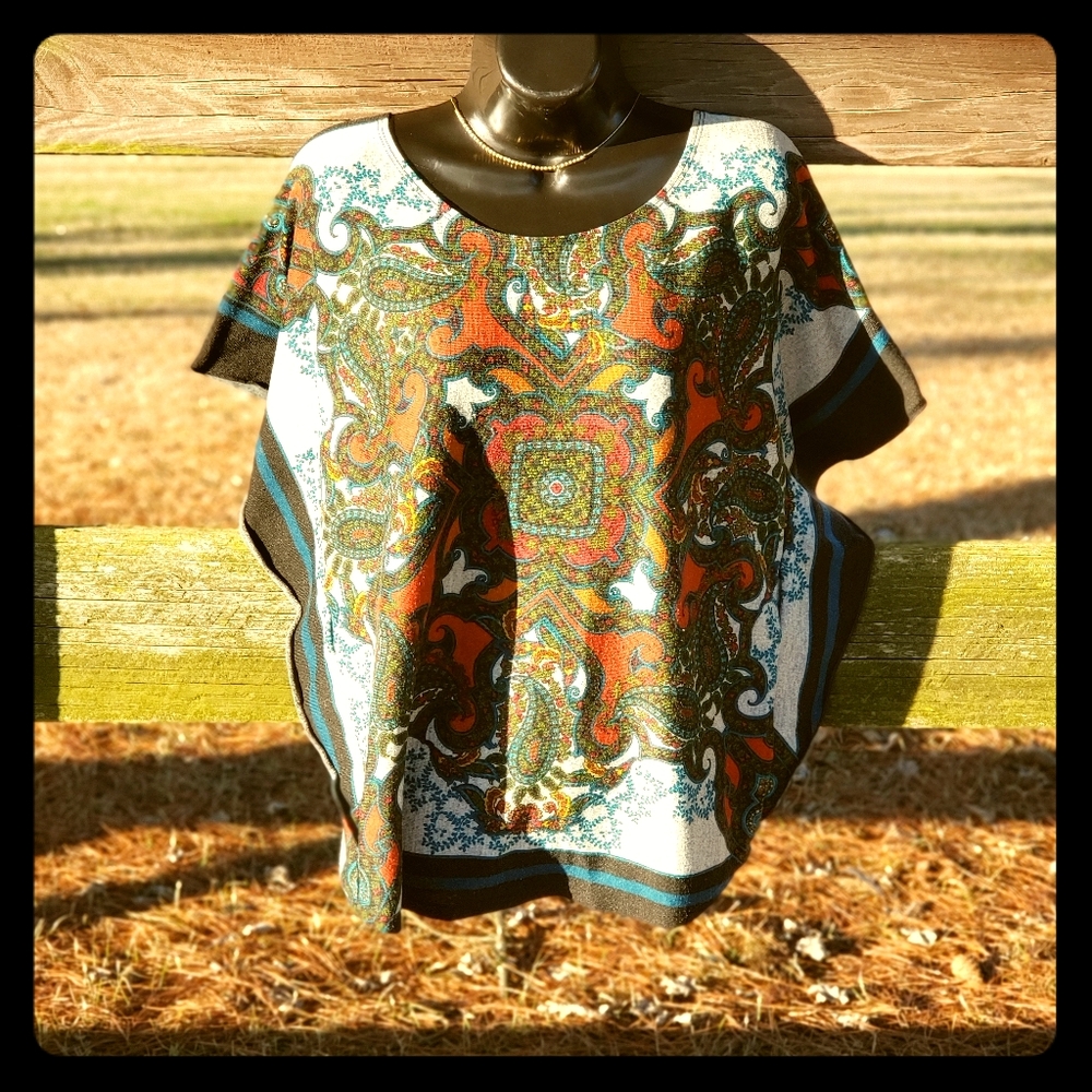 AGB women's blouse with side flair!